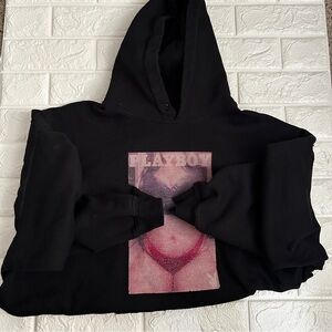 Playboy Poster Black Hoodie